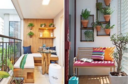 Como decorar uma varanda pequena e estreita