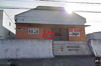 Galpão, 1000 m² - venda por R$ 6.500.000,00 ou aluguel por R$ 43.033,32/mês - Macuco - Santos/SP