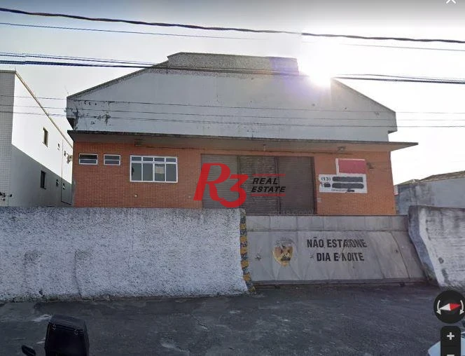 Galpão, 1000 m² - venda por R$ 6.500.000,00 ou aluguel por R$ 43.033,32/mês - Macuco - Santos/SP