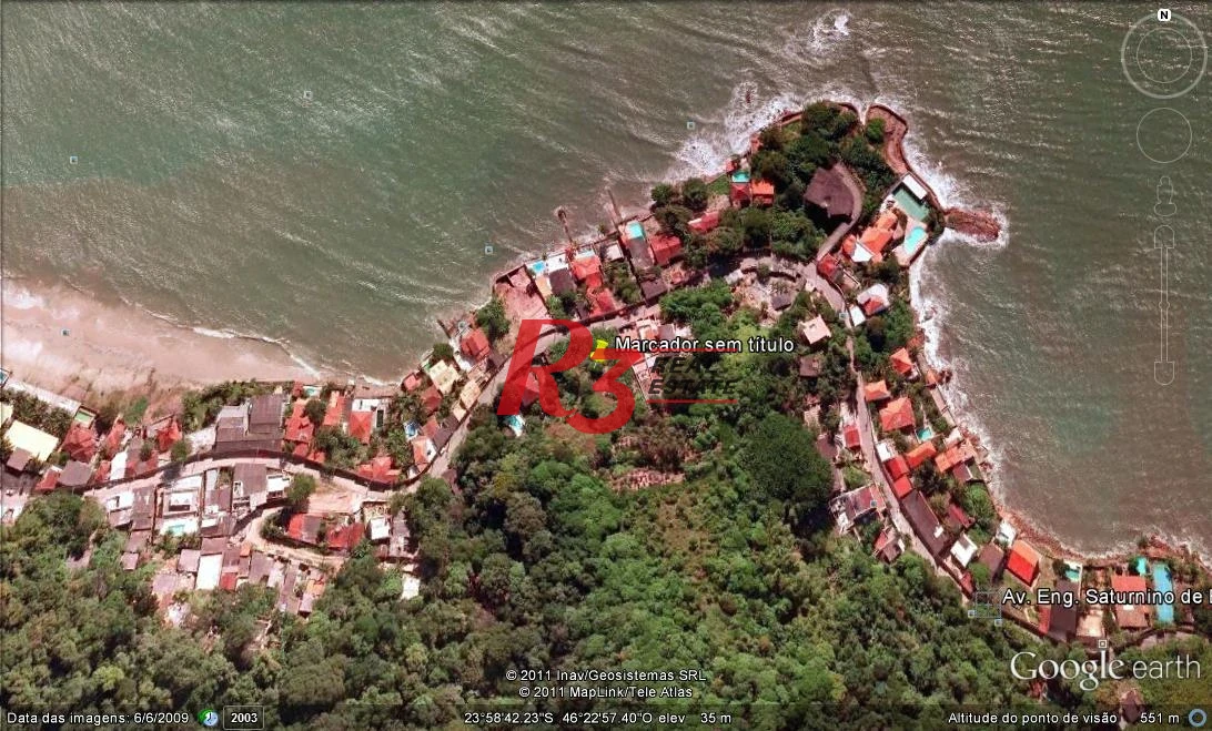 Terreno à venda, 616 m² - Parque Prainha - São Vicente/SP