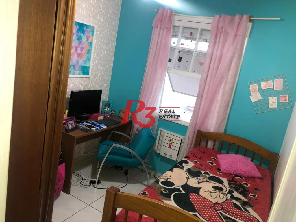 Apartamento com 3 dormitórios à venda, 98 m² - Pompéia - Santos/SP