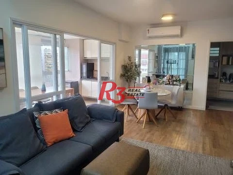 Apartamento Duplex com 2 dormitórios, 2 suítes,  Gonzaga - Santos/SP