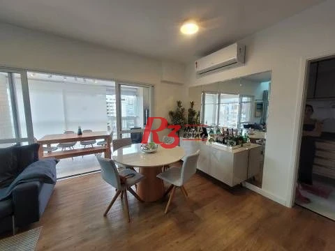 Apartamento Duplex com 2 dormitórios, 2 suítes,  Gonzaga - Santos/SP