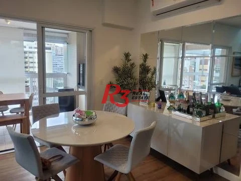 Apartamento Duplex com 2 dormitórios, 2 suítes,  Gonzaga - Santos/SP