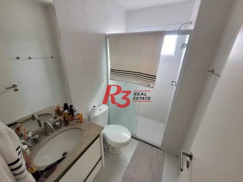Apartamento Duplex com 2 dormitórios, 2 suítes,  Gonzaga - Santos/SP