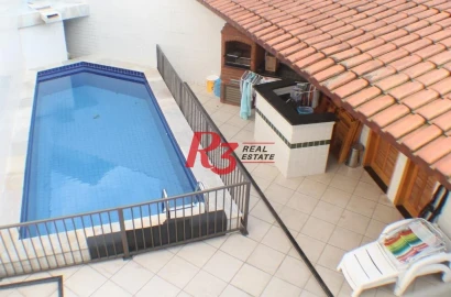 Sobrado com 3 dormitórios à venda, 300 m² por R$ 1.920.000,00 - Boqueirão - Santos/SP