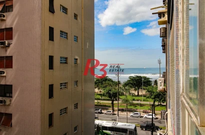 Apartamento com 2 dormitórios à venda, 113 m² por R$ 600.000,00 - Boqueirão - Santos/SP