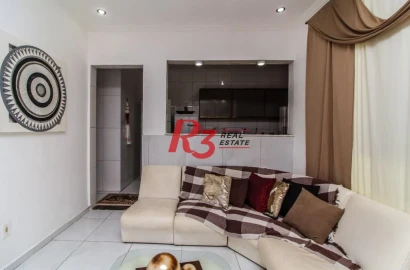 Casa com 2 dormitórios à venda, 180 m² por R$ 691.000,00 - Marapé - Santos/SP
