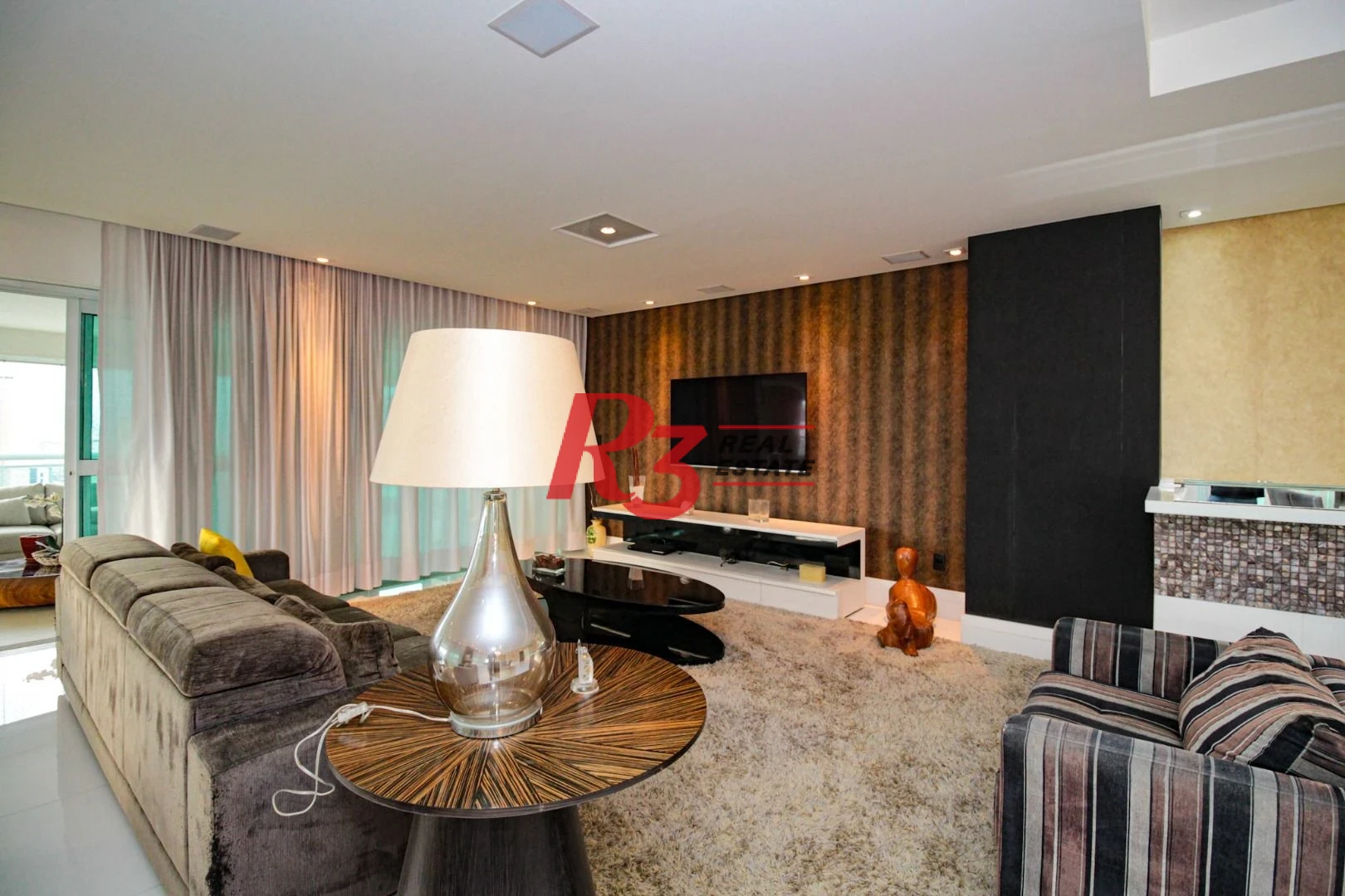 Apartamento com 4 dormitórios para alugar, 360 m² por R$ 40.000,00/mês - Gonzaga - Santos/SP