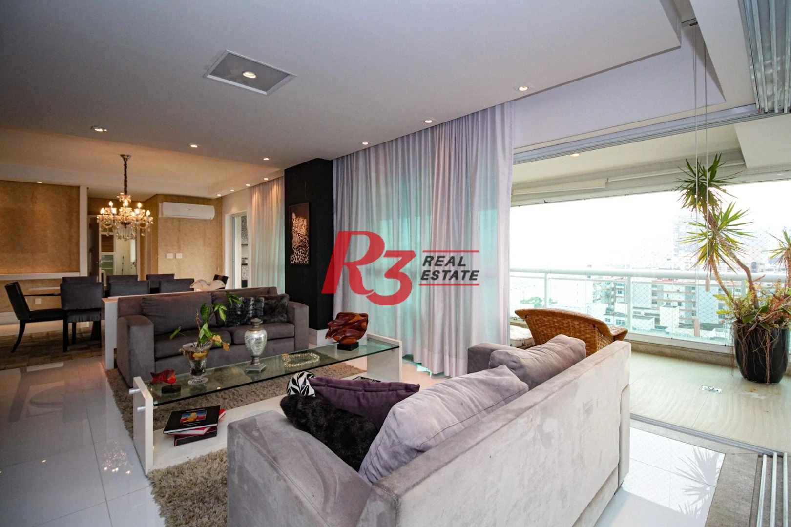 Apartamento com 4 dormitórios para alugar, 360 m² por R$ 40.000,00/mês - Gonzaga - Santos/SP