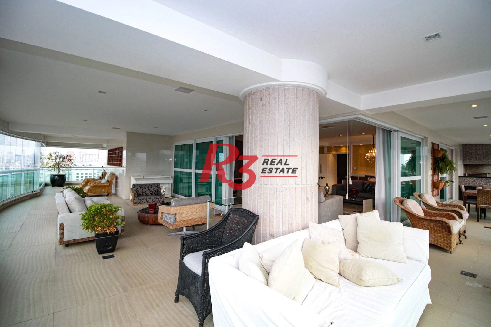 Apartamento com 4 dormitórios para alugar, 360 m² por R$ 40.000,00/mês - Gonzaga - Santos/SP