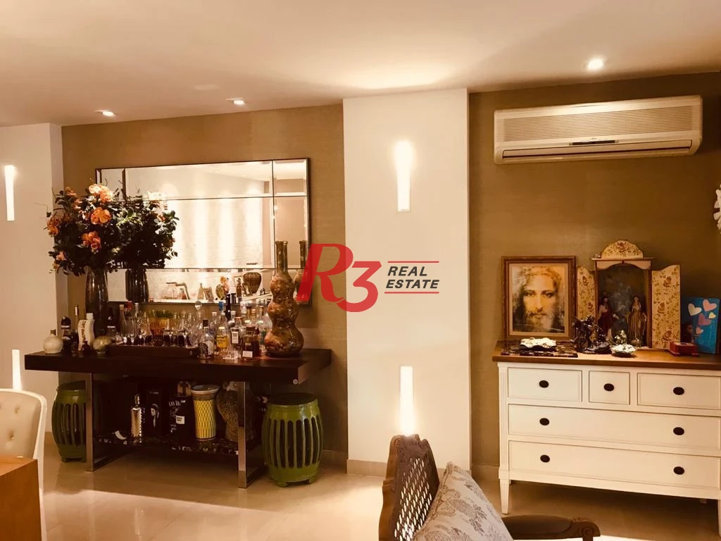 Apartamento Garden com 4 dormitórios à venda, 330 m² por R$ 3.200.000,00 - Aparecida - Santos/SP