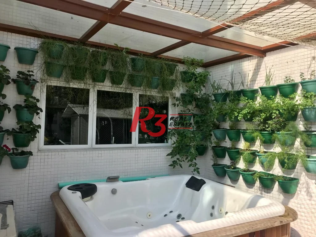 Apartamento Garden com 4 dormitórios à venda, 330 m² por R$ 3.200.000,00 - Aparecida - Santos/SP