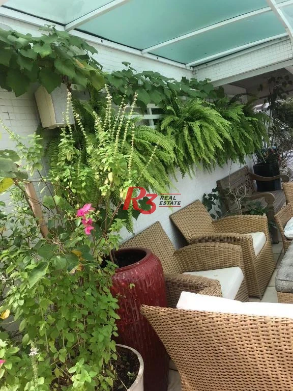Apartamento Garden com 4 dormitórios à venda, 330 m² por R$ 3.200.000,00 - Aparecida - Santos/SP