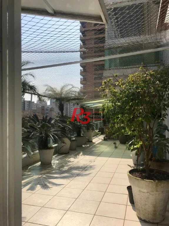 Apartamento Garden com 4 dormitórios à venda, 330 m² por R$ 3.200.000,00 - Aparecida - Santos/SP