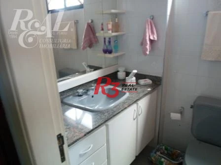 Apartamento com 2 dormitórios à venda, 114 m² - Aparecida - Santos/SP