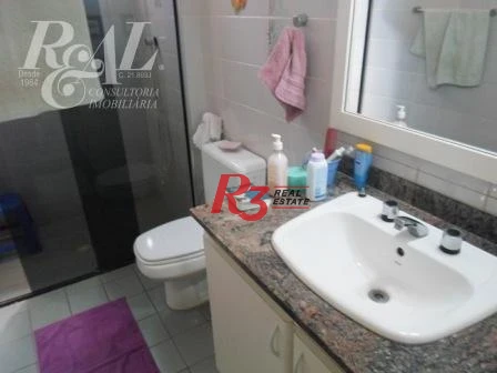 Apartamento com 2 dormitórios à venda, 114 m² - Aparecida - Santos/SP