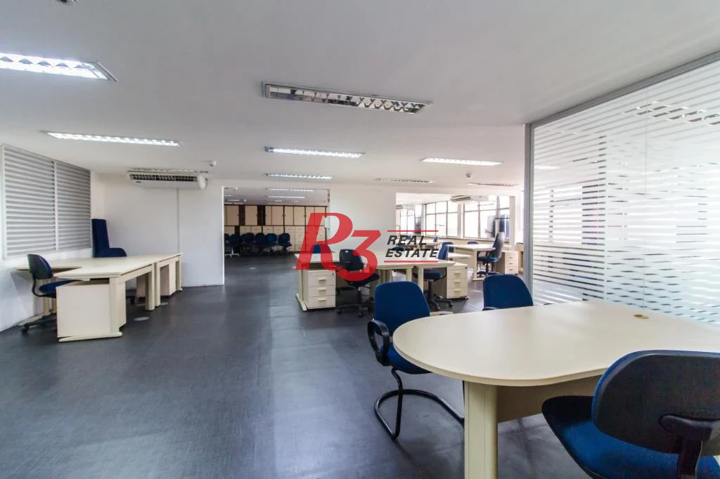Sala para alugar, 221 m² por R$ 7.830,00/mês - Centro - Santos/SP