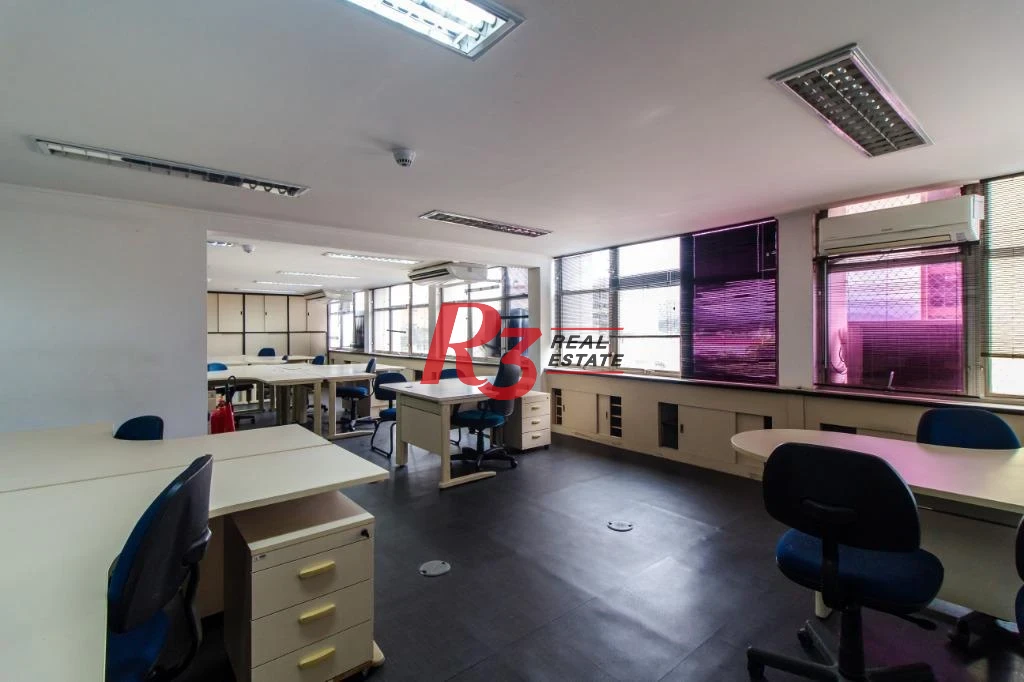 Sala para alugar, 221 m² por R$ 7.830,00/mês - Centro - Santos/SP