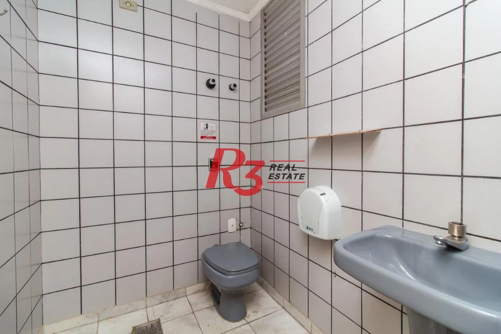 Sala para alugar, 221 m² por R$ 7.830,00/mês - Centro - Santos/SP
