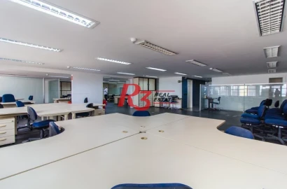 Sala para alugar, 221 m² por R$ 8.975,00/mês - Centro - Santos/SP