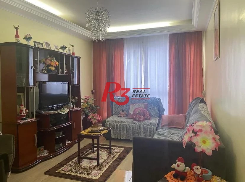 Apartamento com 2 dormitórios à venda, 89 m² por R$ 430.000,00 - Aparecida - Santos/SP