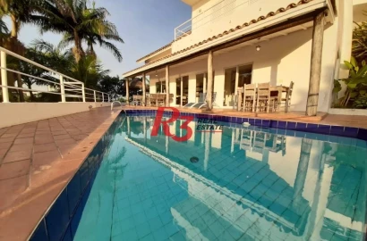 Casa com 4 dormitórios, 484 m² - venda ou aluguel - Loteamento João Batista Julião - Guarujá/SP