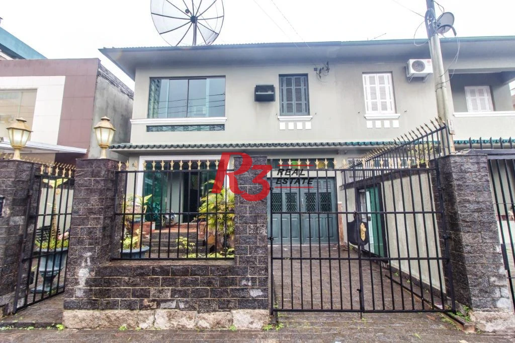 Sobrado, 450 m² - venda por R$ 4.500.000,00 ou aluguel por R$ 26.800,00/mês - Boqueirão - Santos/SP