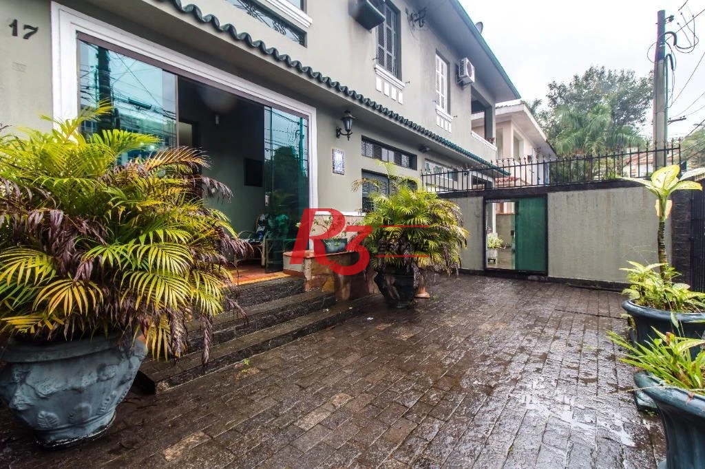 Sobrado, 450 m² - venda por R$ 4.500.000,00 ou aluguel por R$ 26.800,00/mês - Boqueirão - Santos/SP