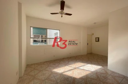 Sala, 73 m² - venda por R$ 350.000,00 ou aluguel por R$ 3.000,00/mês - Vila Belmiro - Santos/SP