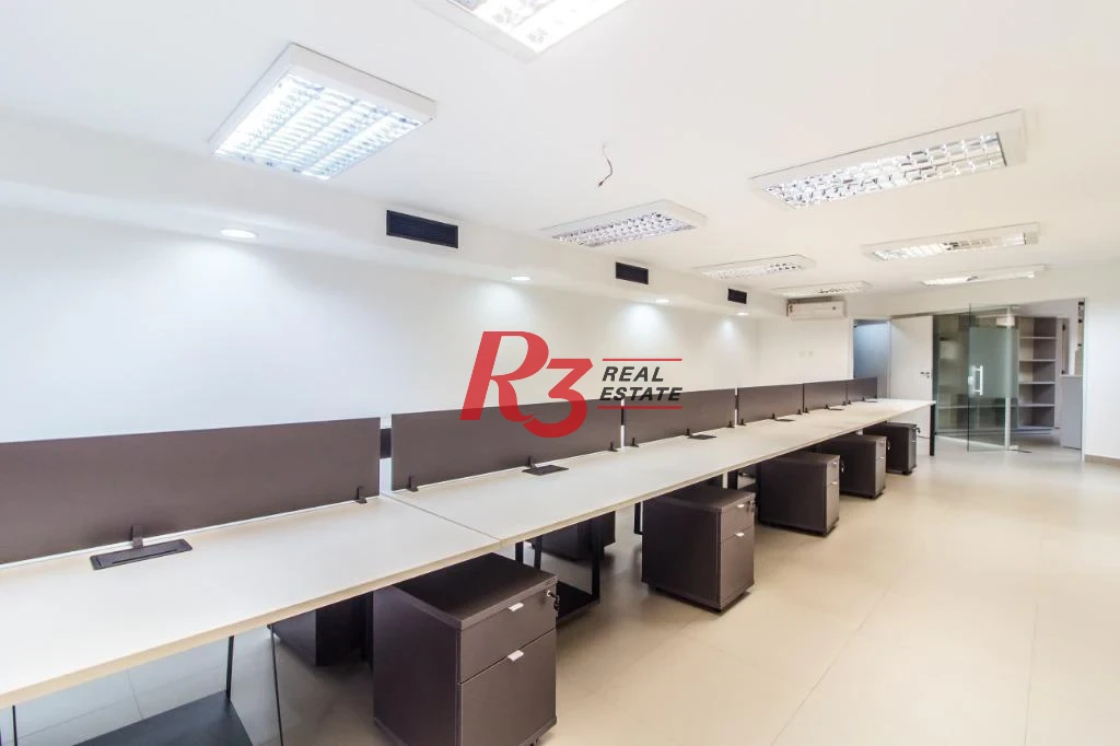 R3 REAL ESTATE VENDE! Andar Corporativo com 396 m², equipado apropriadamente para empresa exportadora de café, localizado no Centro de Santos - SP