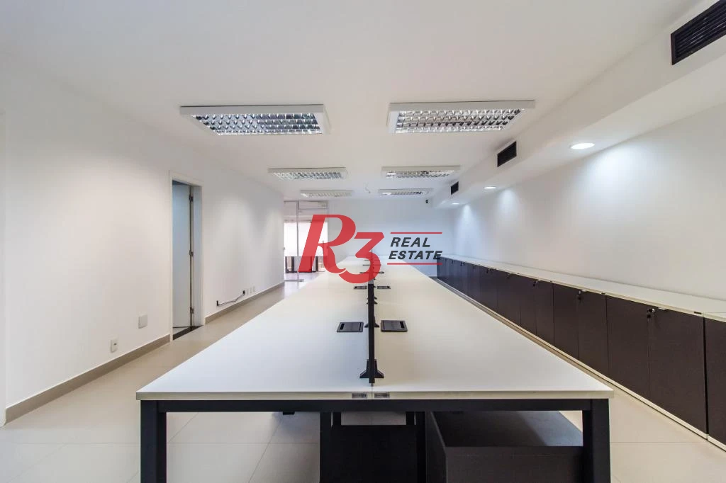 R3 REAL ESTATE VENDE! Andar Corporativo com 396 m², equipado apropriadamente para empresa exportadora de café, localizado no Centro de Santos - SP
