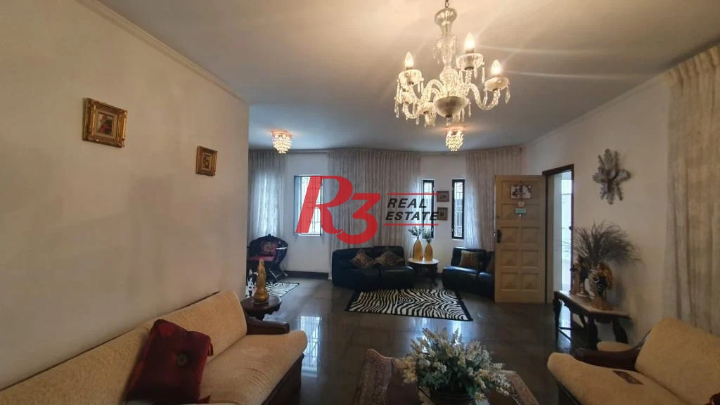 Sobrado com 4 dormitórios para alugar, 370 m² - Embaré - Santos/SP