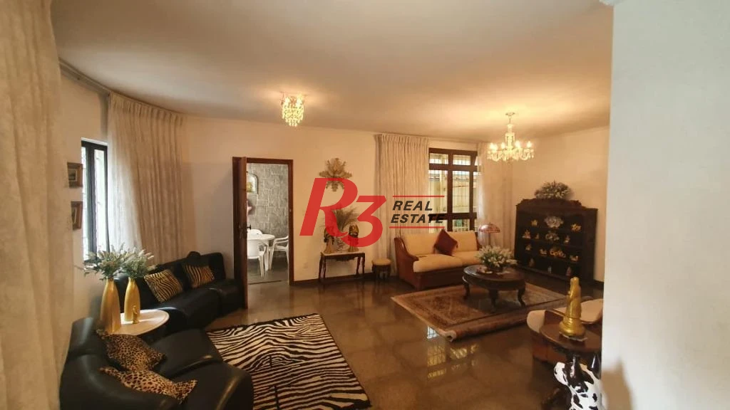 Sobrado com 4 dormitórios para alugar, 370 m² - Embaré - Santos/SP