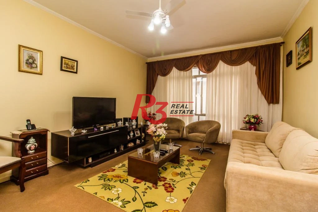 Apartamento com 2 dormitórios à venda, 100 m² - Embaré - Santos/SP