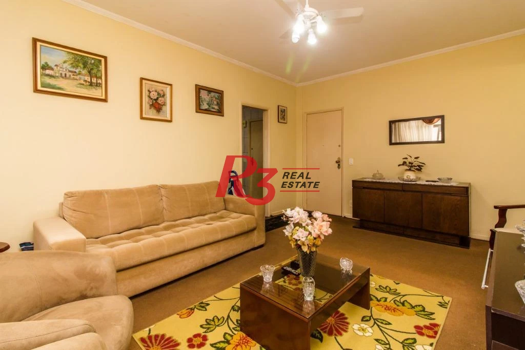 Apartamento com 2 dormitórios à venda, 100 m² - Embaré - Santos/SP