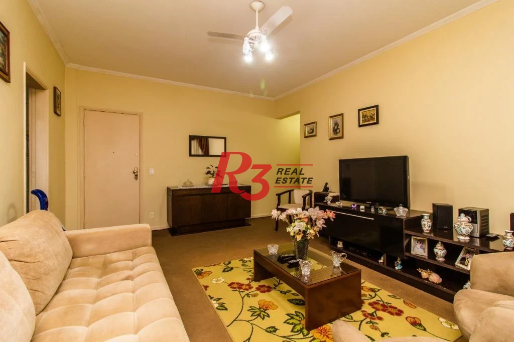 Apartamento com 2 dormitórios à venda, 100 m² - Embaré - Santos/SP
