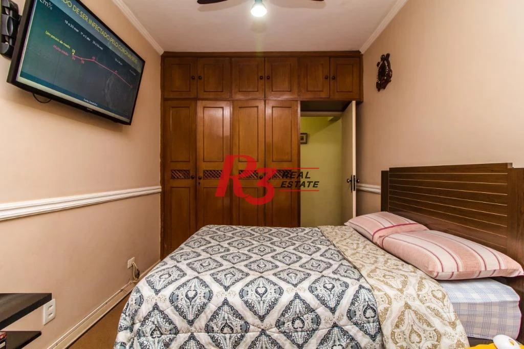 Apartamento com 2 dormitórios à venda, 100 m² - Embaré - Santos/SP