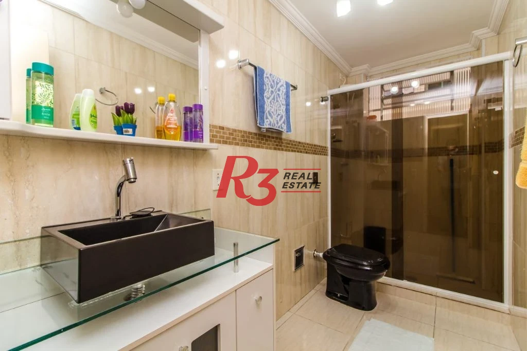 Apartamento com 2 dormitórios à venda, 100 m² - Embaré - Santos/SP