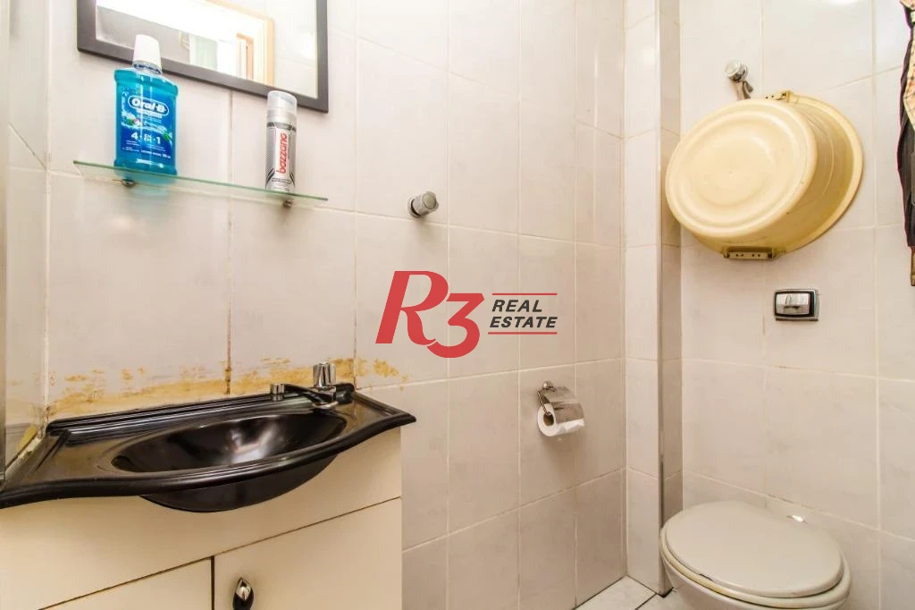 Apartamento com 2 dormitórios à venda, 100 m² - Embaré - Santos/SP
