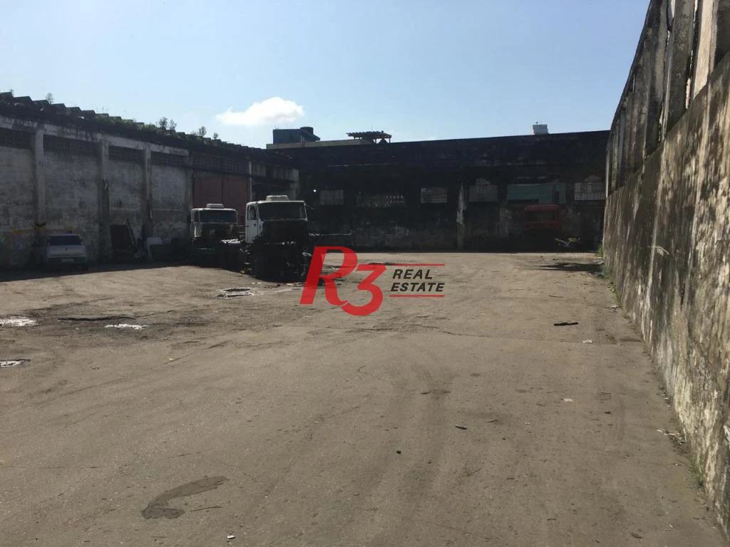 Terreno para alugar, 4500 m²  - Valongo - Santos/SP