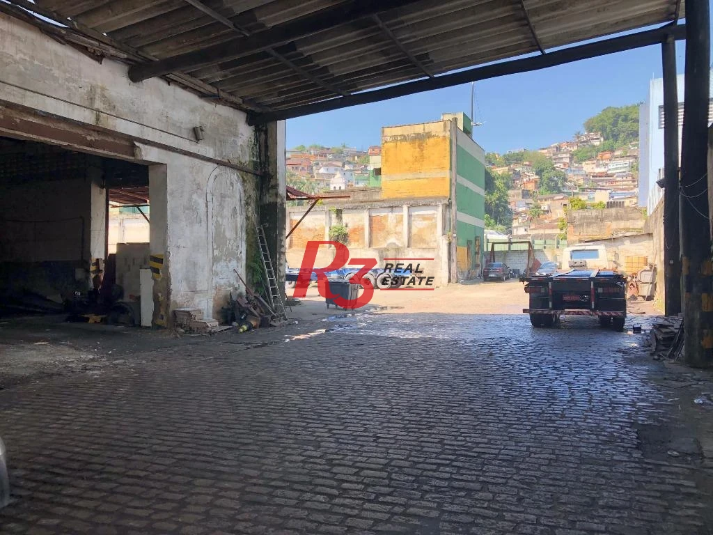 Terreno para alugar, 4500 m²  - Valongo - Santos/SP