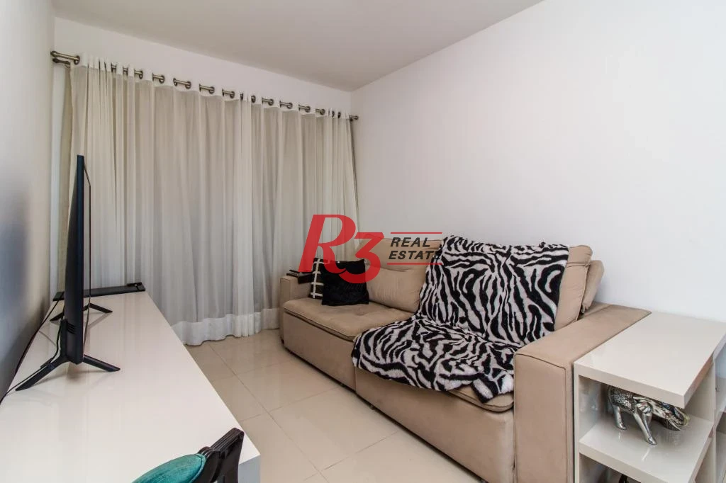 Apartamento com 3 dormitórios à venda, 92 m² - Marapé - Santos/SP