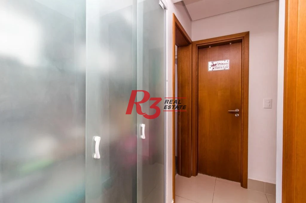 Apartamento com 3 dormitórios à venda, 92 m² - Marapé - Santos/SP