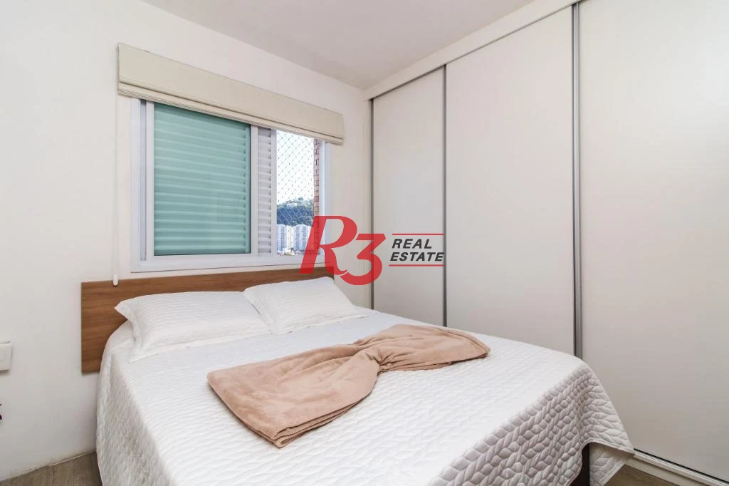 Apartamento com 3 dormitórios à venda, 92 m² - Marapé - Santos/SP