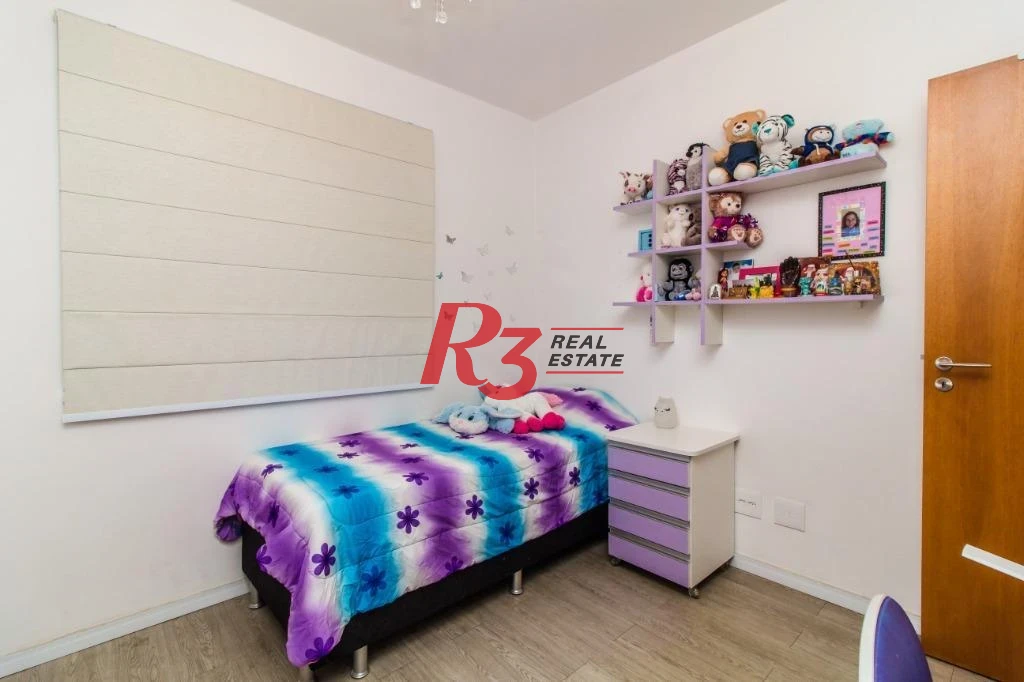 Apartamento com 3 dormitórios à venda, 92 m² - Marapé - Santos/SP
