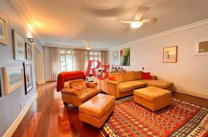 Apartamento com 4 dormitórios, 301 m² - venda por R$ 2.200.000,00 ou aluguel por R$ 14.424,00/mês - Boqueirão - Santos/SP