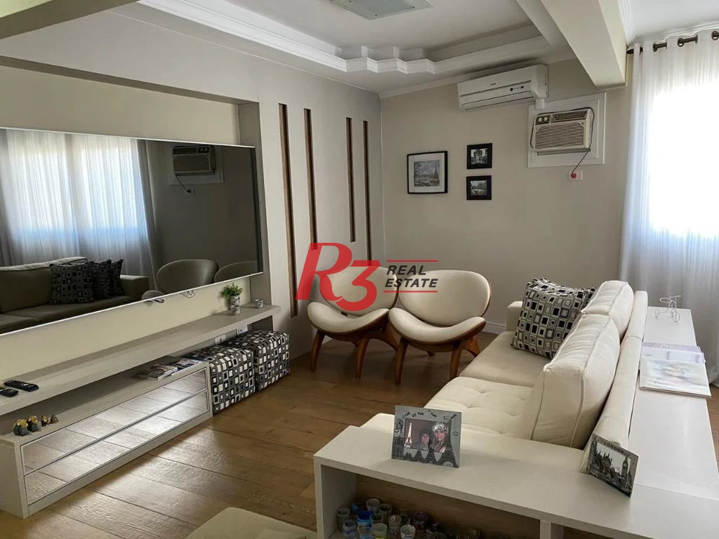 Apartamento com 3 dormitórios à venda, 93 m² por R$ 1.300.000,00 - Gonzaga - Santos/SP