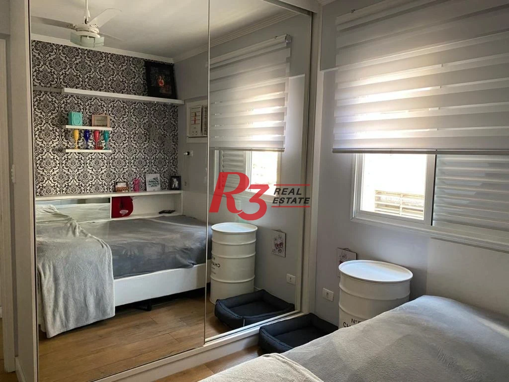 Apartamento com 3 dormitórios à venda, 93 m² por R$ 1.300.000,00 - Gonzaga - Santos/SP
