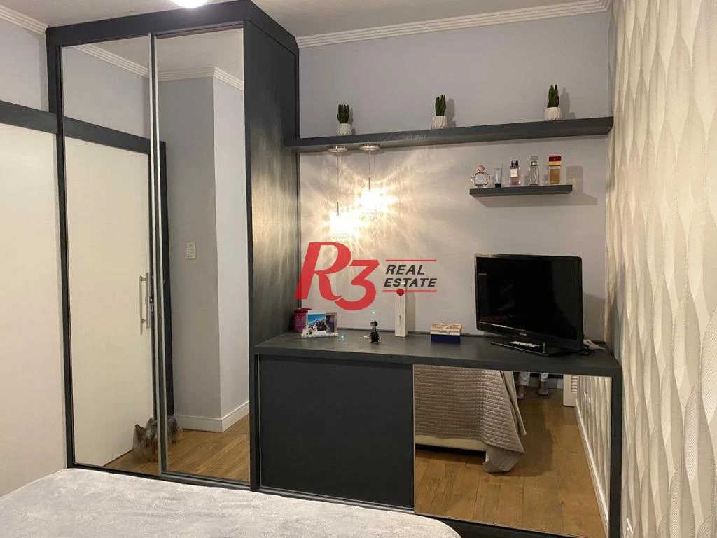 Apartamento com 3 dormitórios à venda, 93 m² por R$ 1.300.000,00 - Gonzaga - Santos/SP